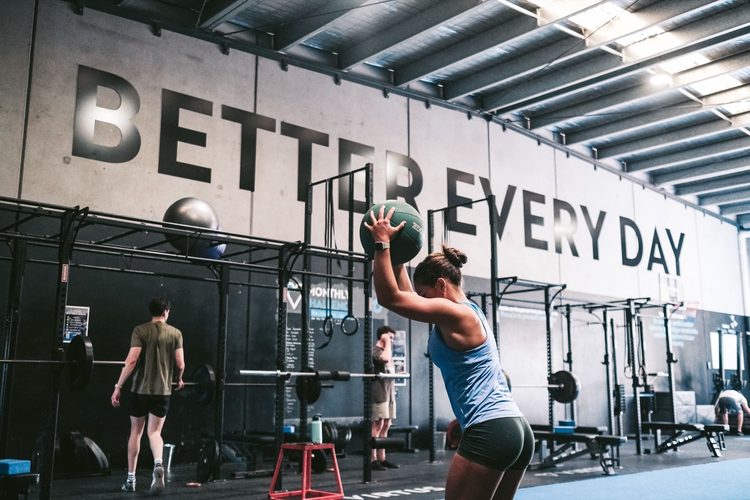 Members training together on the Virtus floor in Mornington
